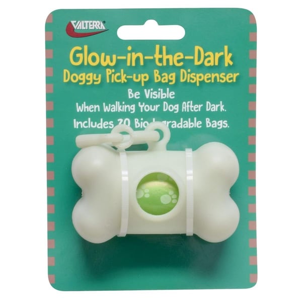 Valterra A102003VP Glow-n-Dark Doggy Pick-up Bag Dispenser with Bags V46-A102003VP - main